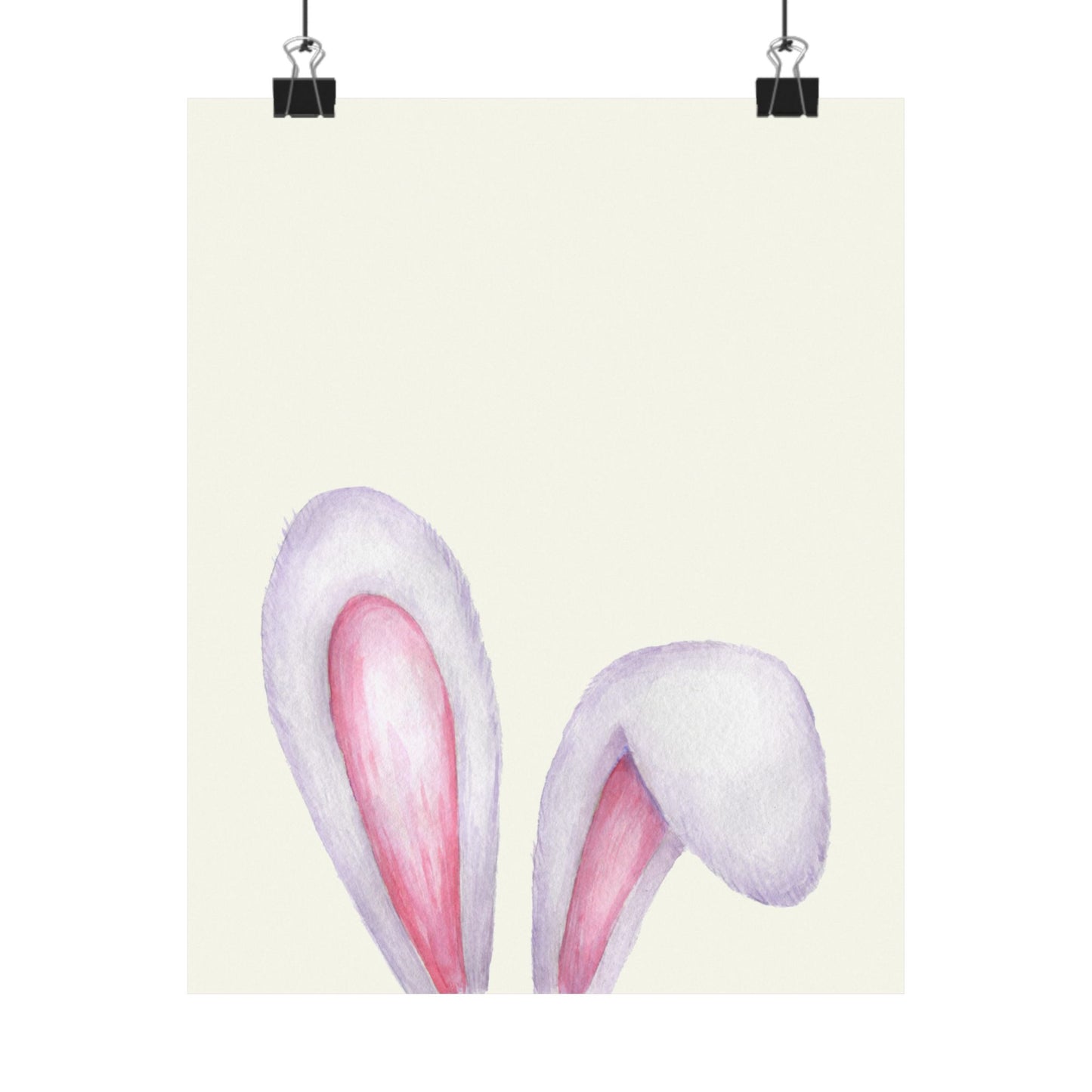 Bunny Ears Matte Vertical Posters