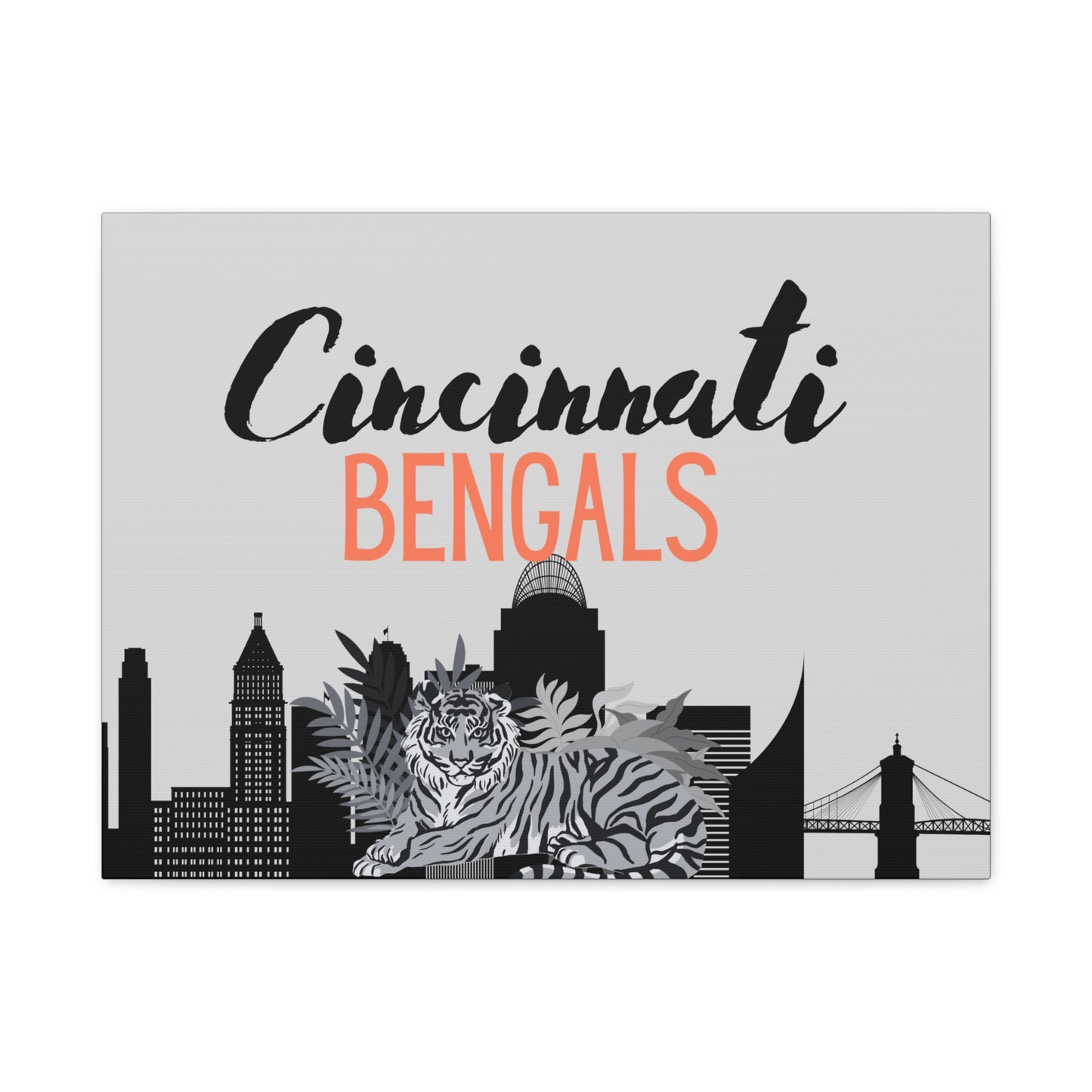 Cincinnati Bengals Matte Canvas