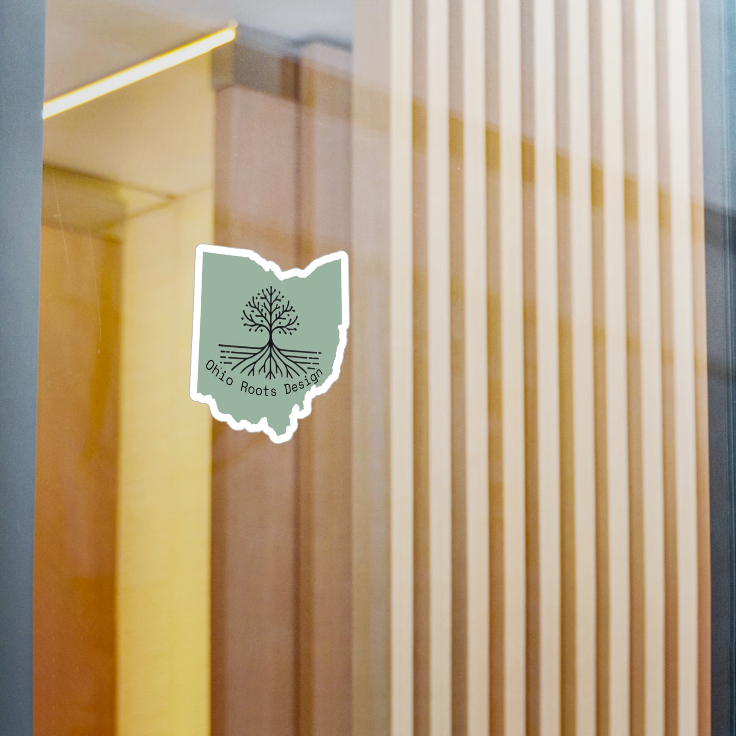 Ohio Roots Vinyl Decal (Green Tree Logo)