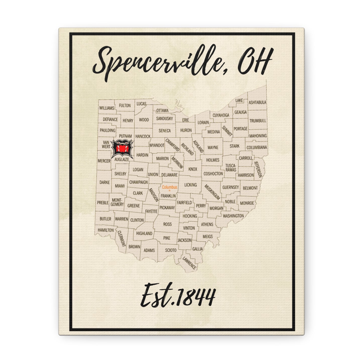 Spencerville Matte Canvas