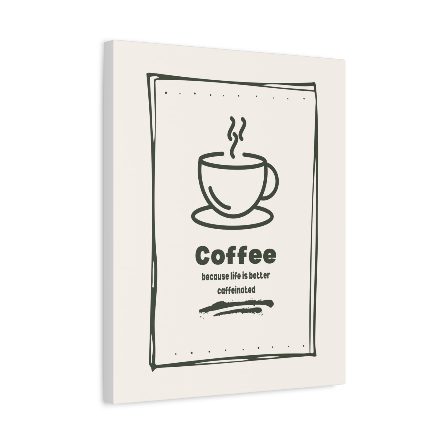 Coffee Matte Canvas