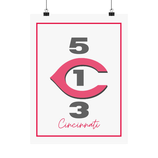 Cincinnati Reds Vertical Poster