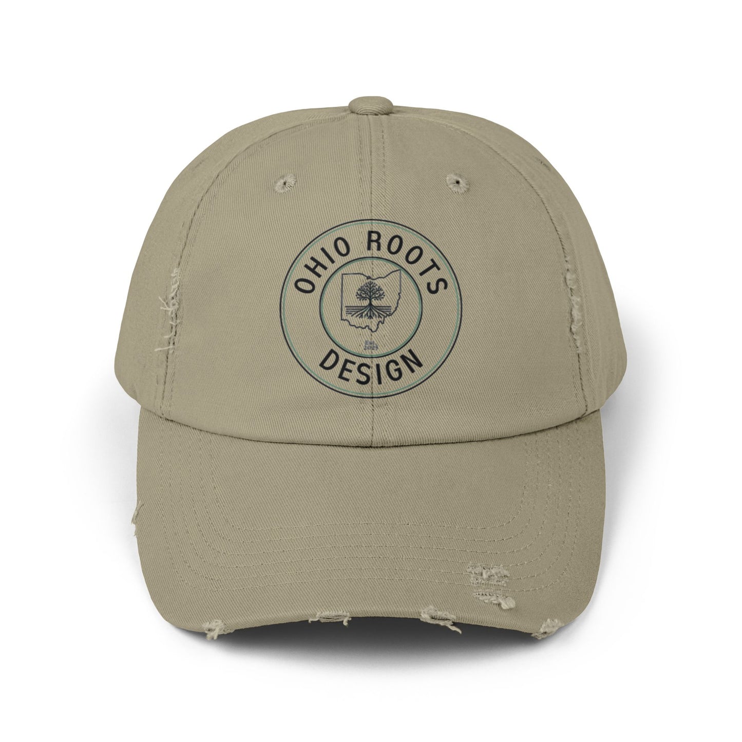 Ohio Roots Logo Distressed Cap