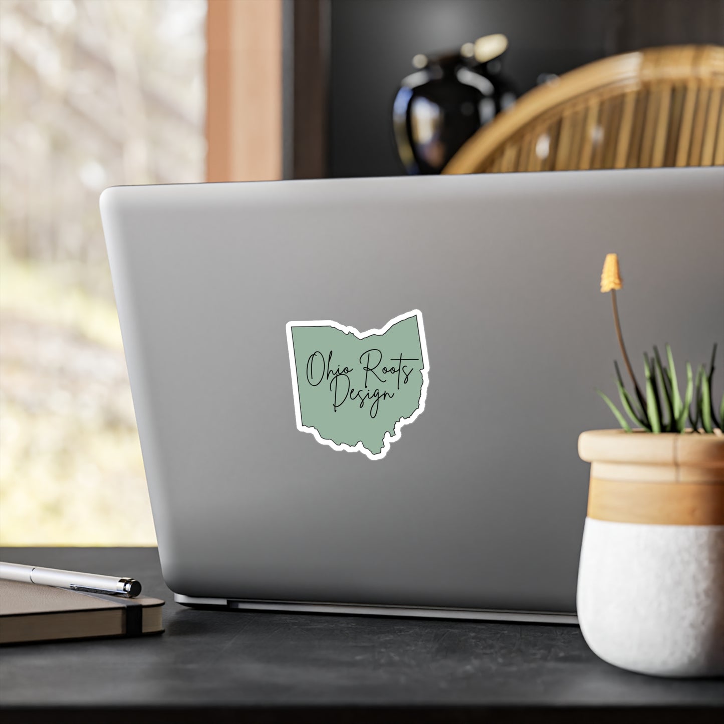 Ohio Roots Vinyl Decal (Green)