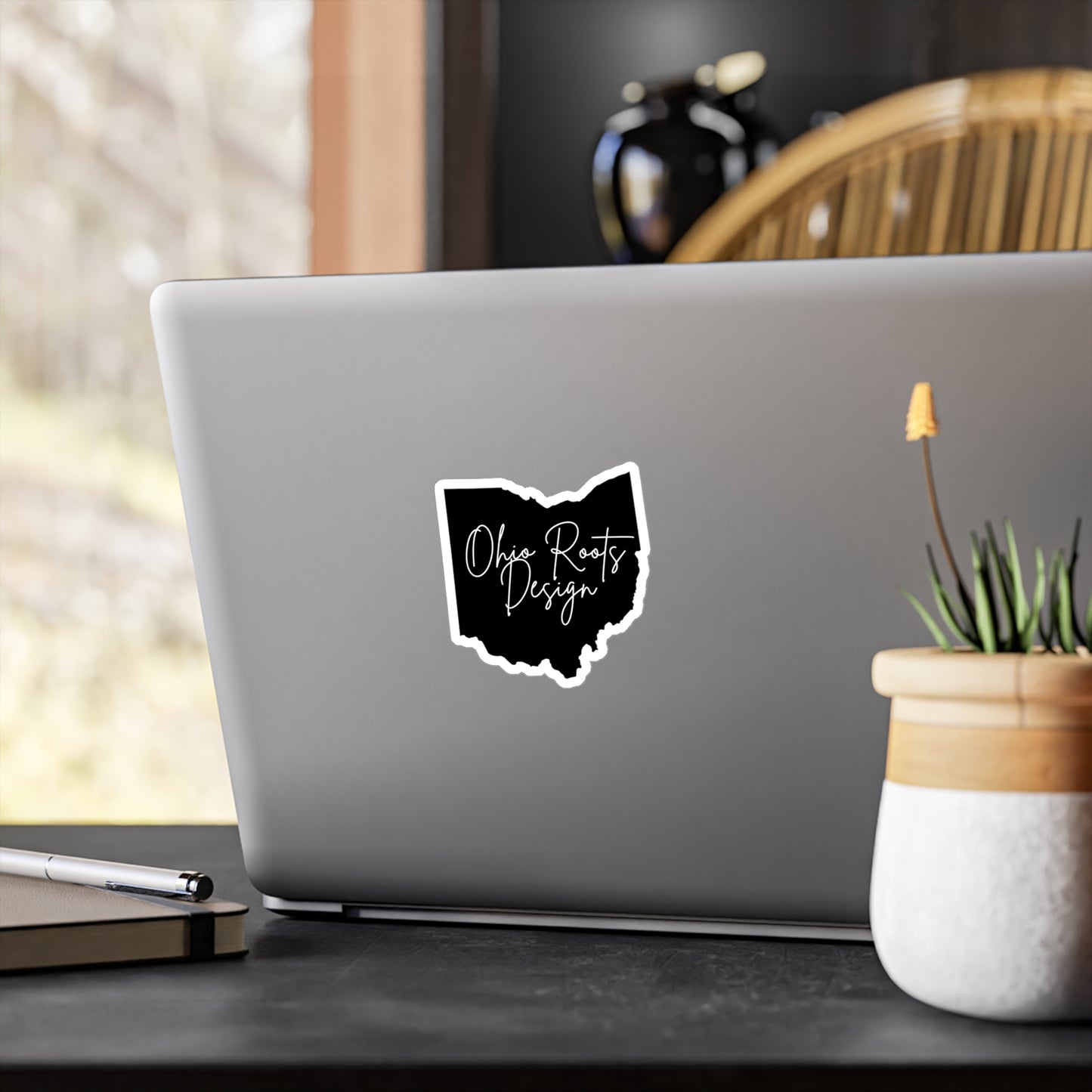 Ohio Roots Vinyl Decal (Black)