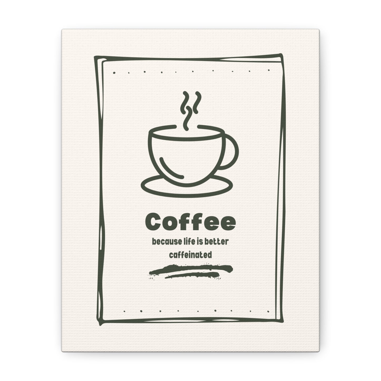 Coffee Matte Canvas