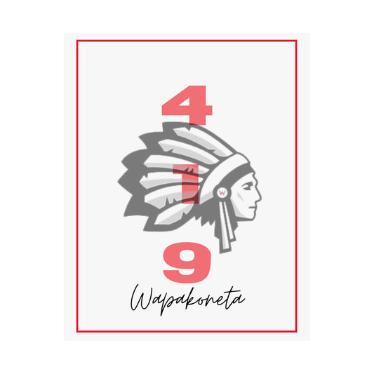 Wapak White 419 Print