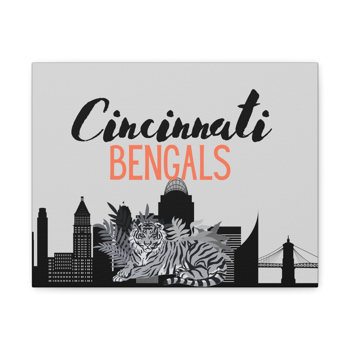 Cincinnati Bengals Matte Canvas