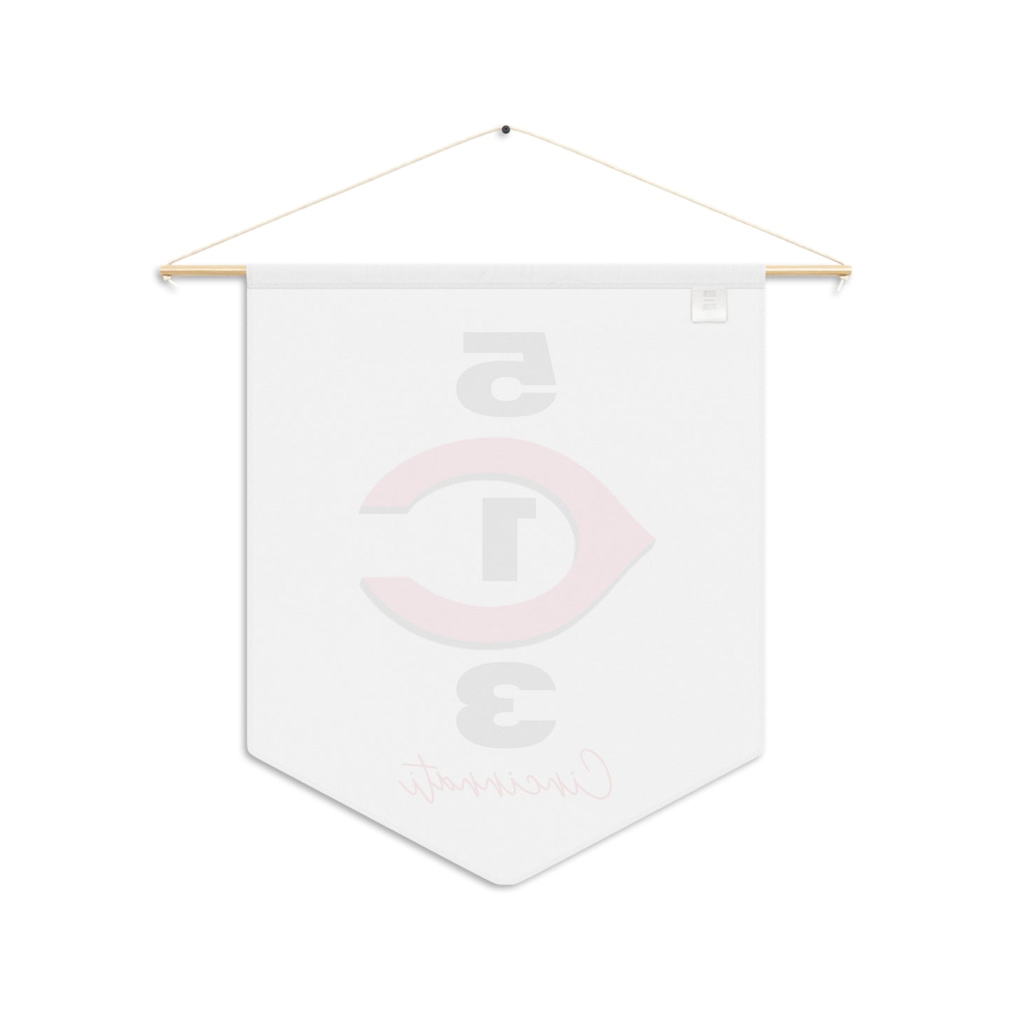 Cincinnati Reds White Pennant