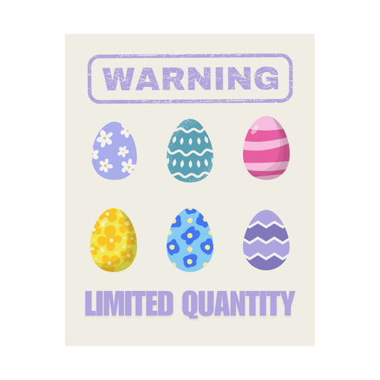 Easter Egg Matte Vertical Posters