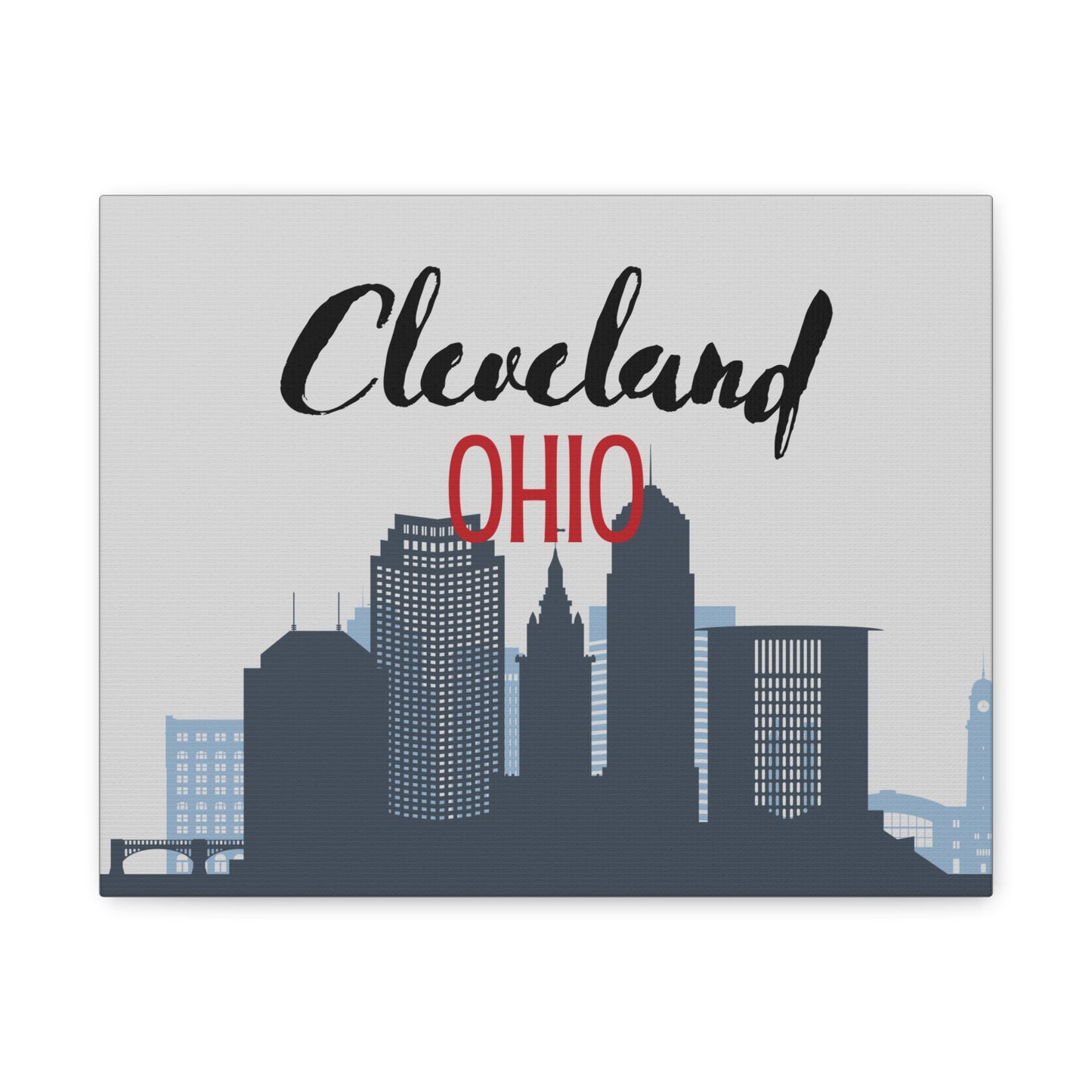 Cleveland Ohio Matte Canvas