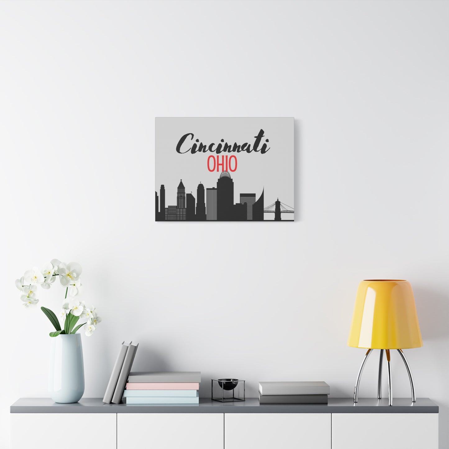 Cincinnati Ohio Matte Canvas