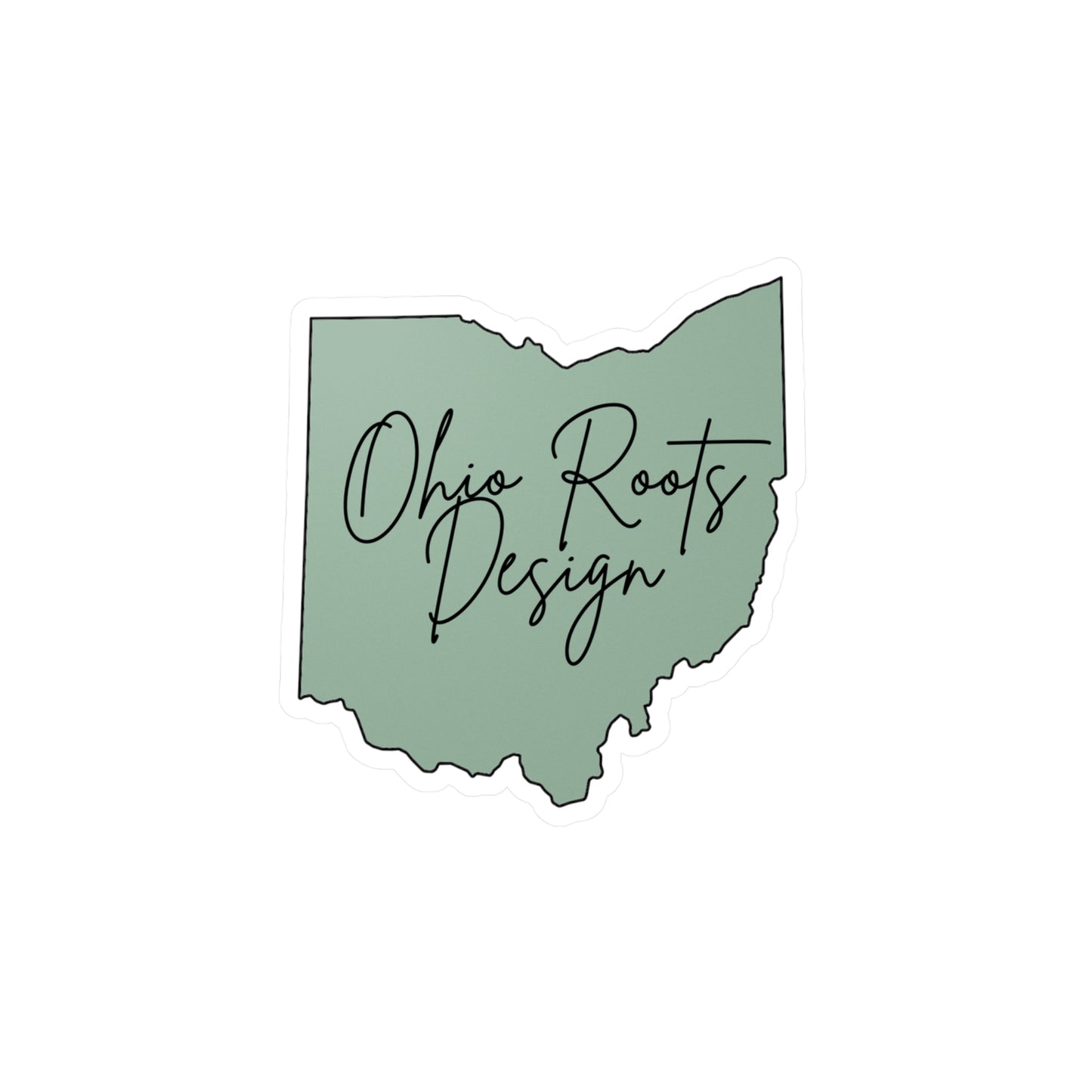 Ohio Roots Vinyl Decal (Green)