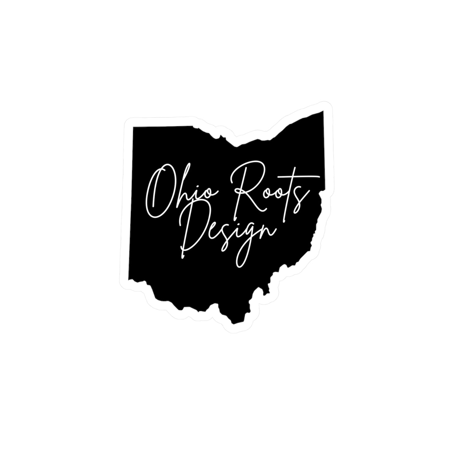 Ohio Roots Vinyl Decal (Black)