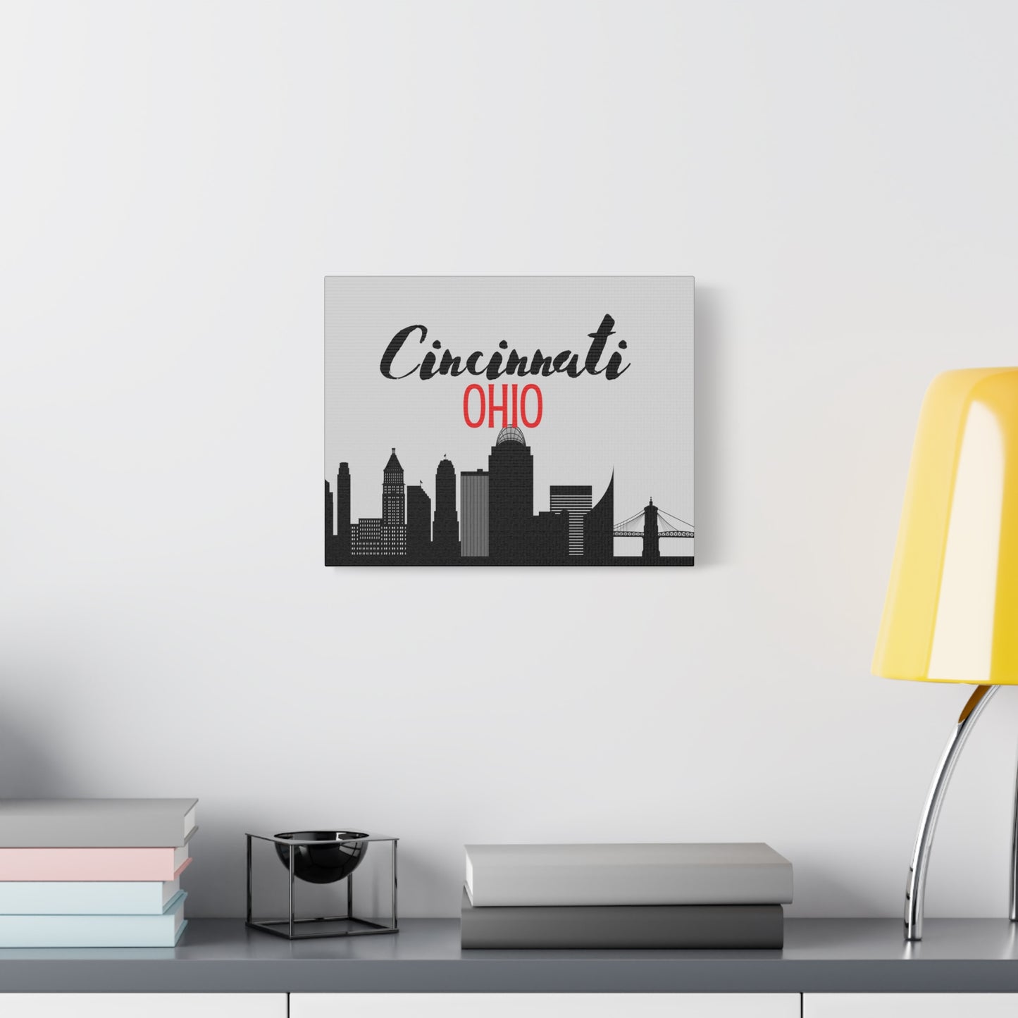 Cincinnati Ohio Matte Canvas