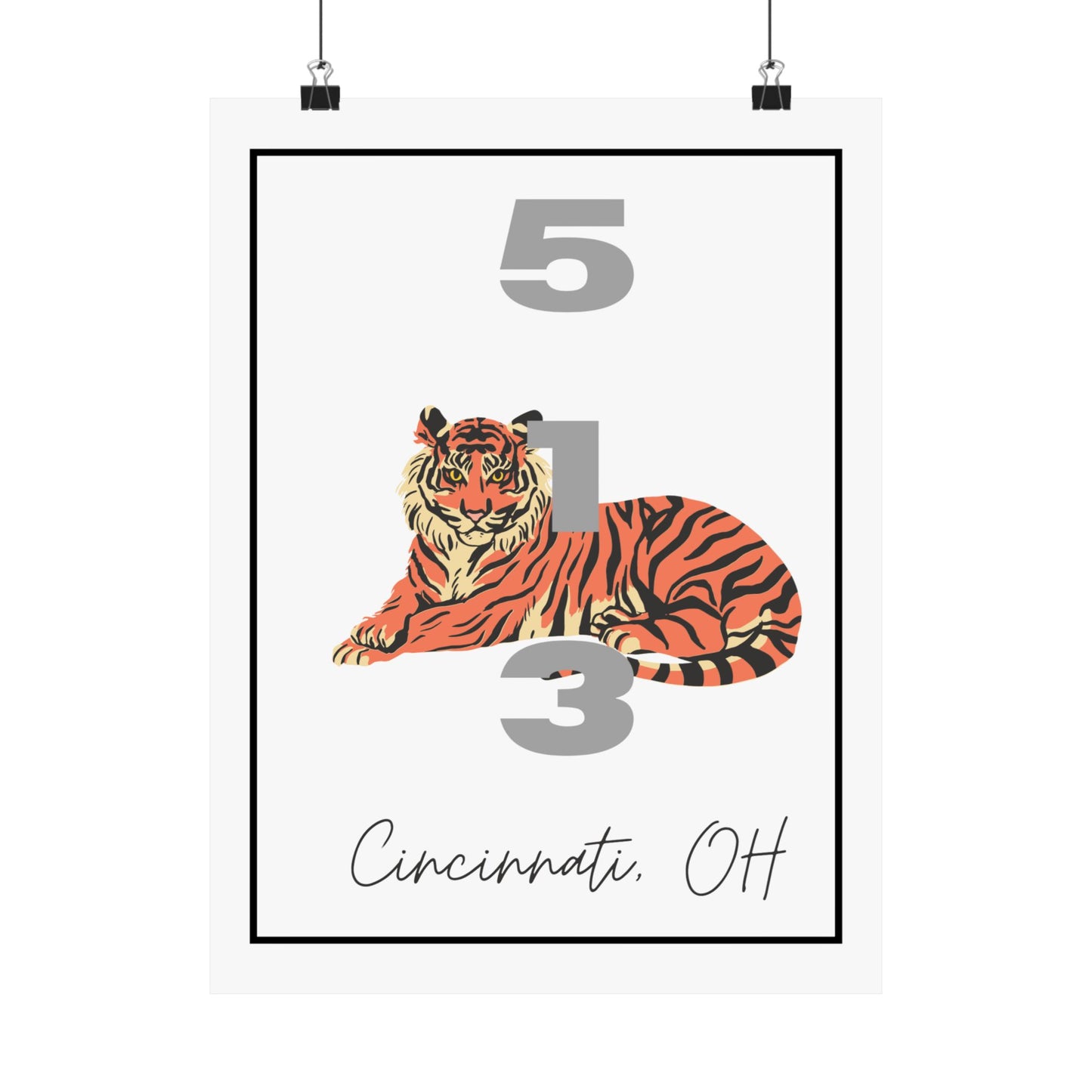 Cincinnati Bengals 513 Vertical Poster