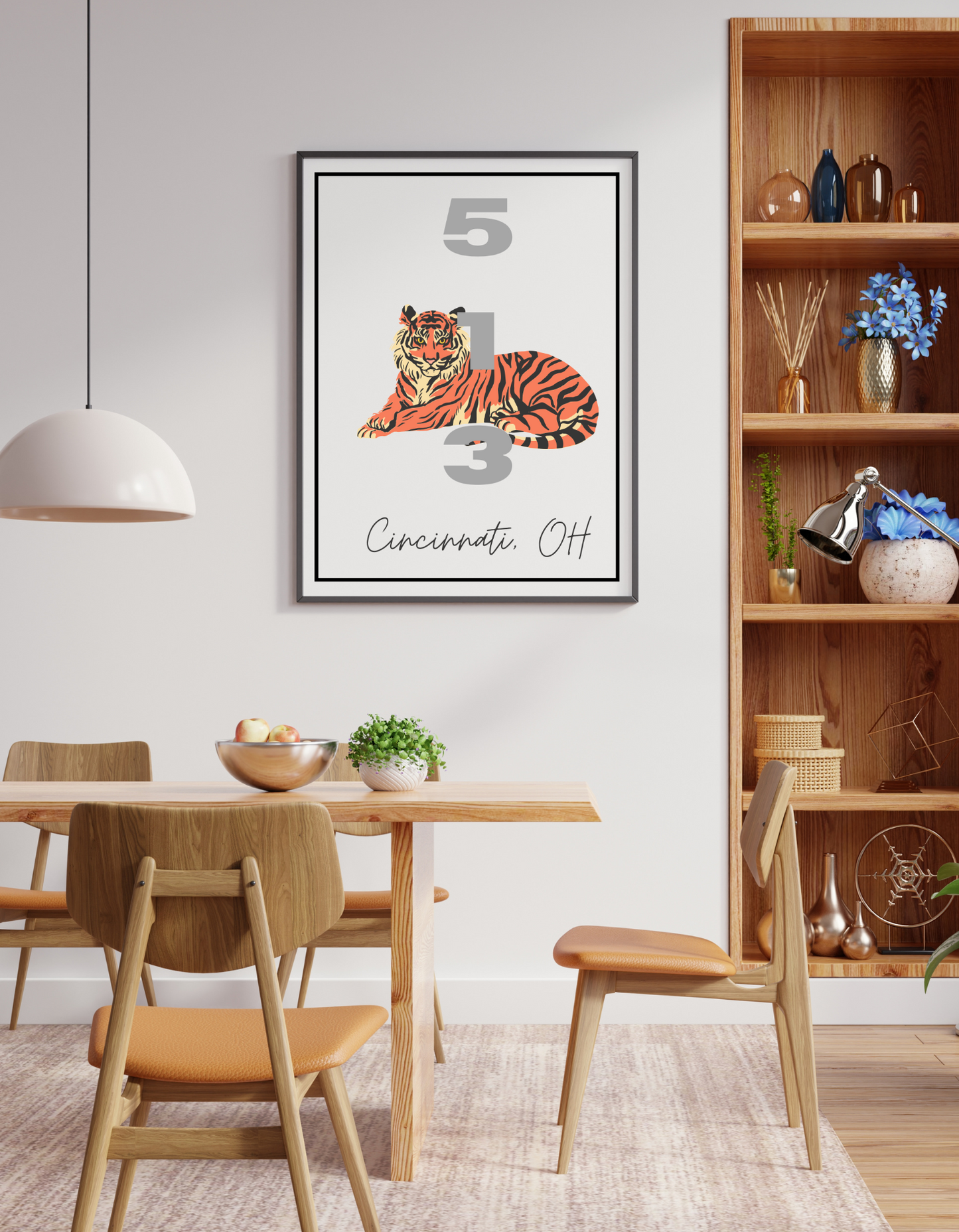 Cincinnati Bengals 513 Framed Vertical Poster