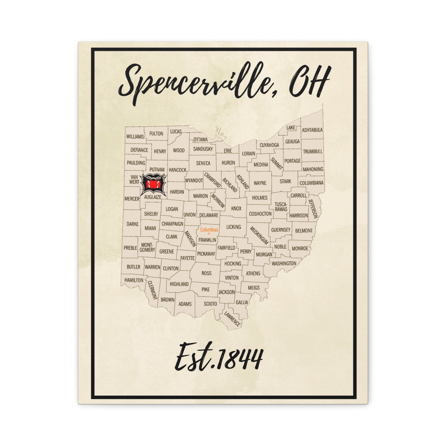 Spencerville Matte Canvas