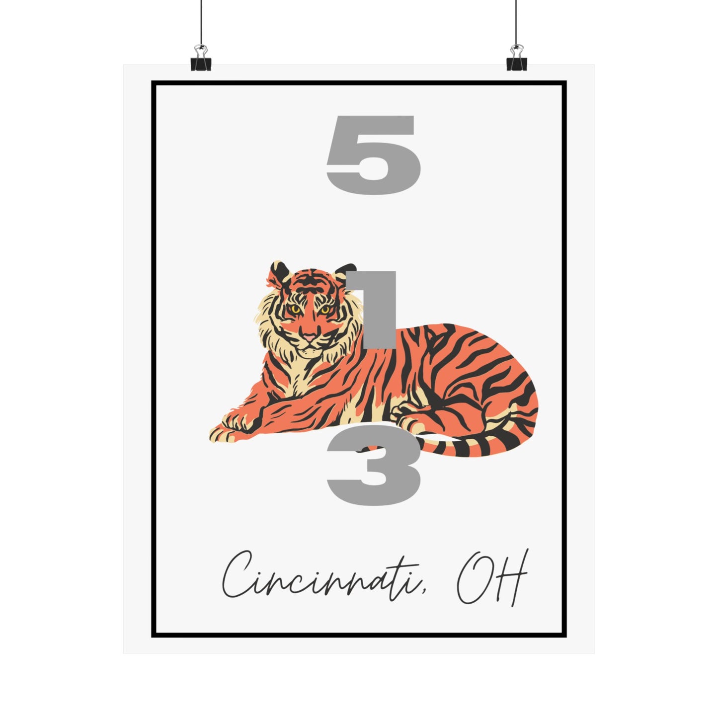 Cincinnati Bengals 513 Vertical Poster