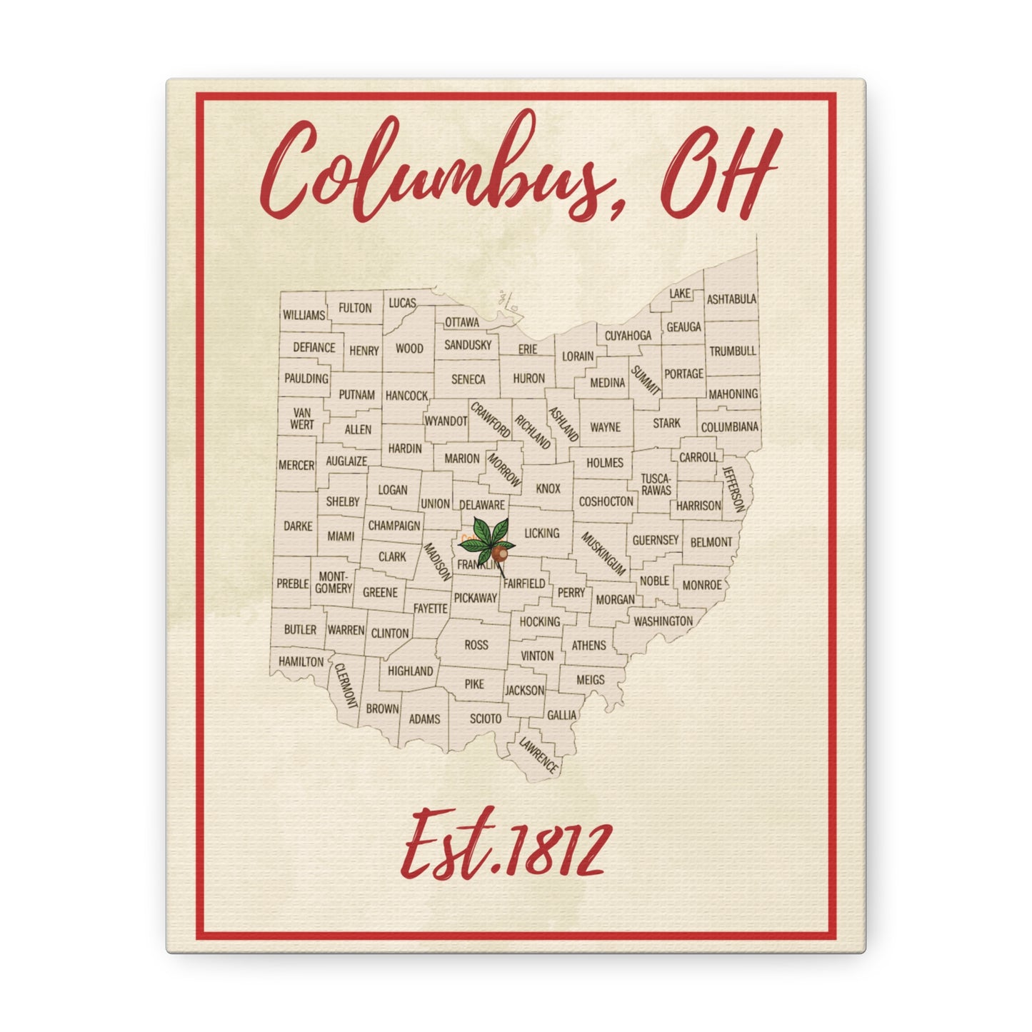 Columbus Matte Canvas