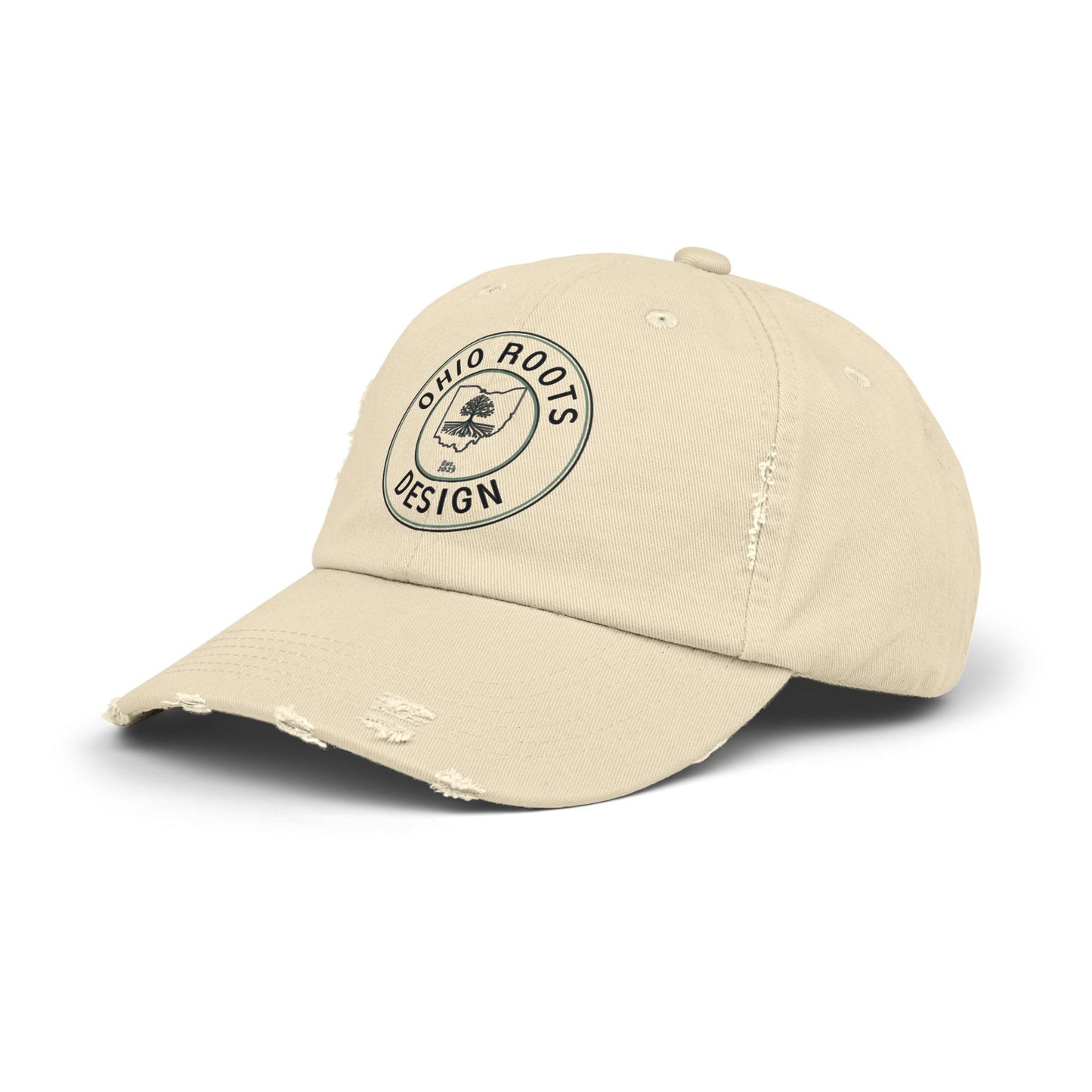 Ohio Roots Logo Distressed Cap