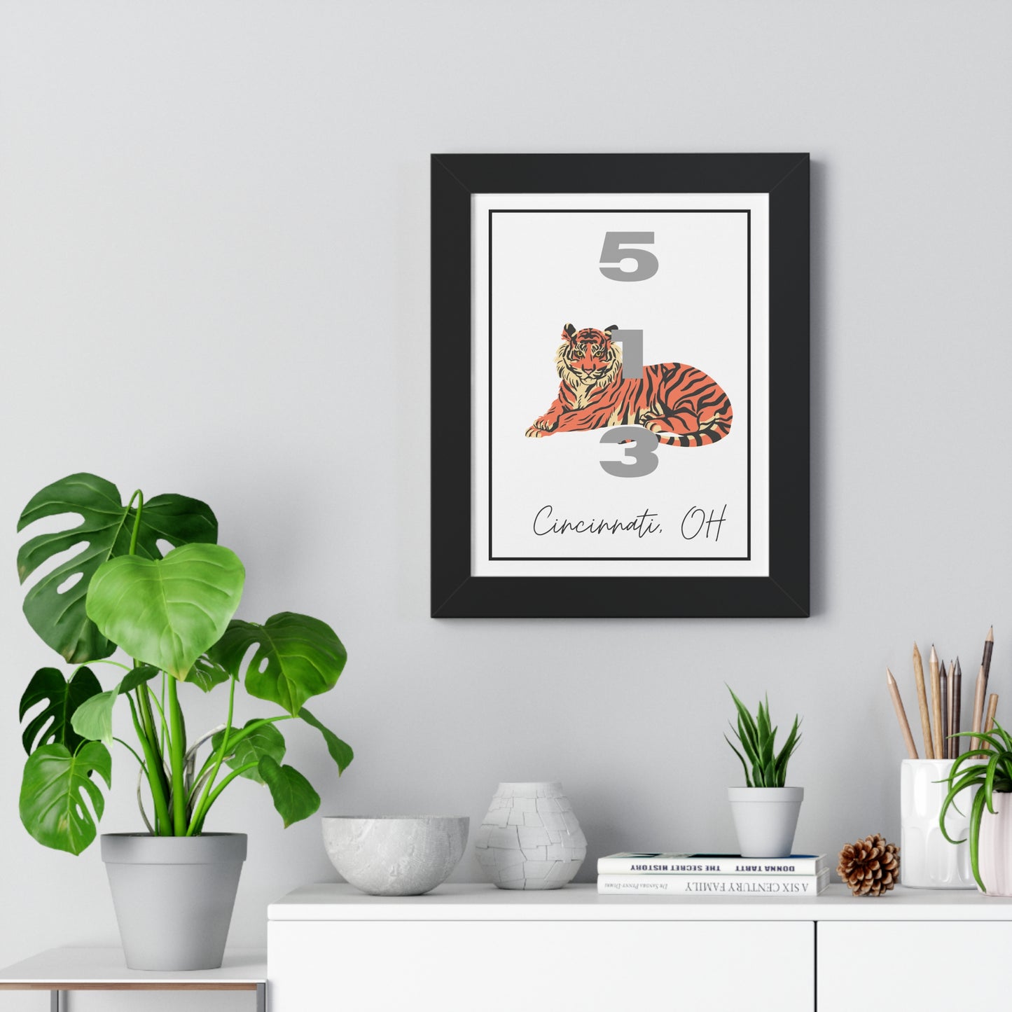 Cincinnati Bengals 513 Framed Vertical Poster