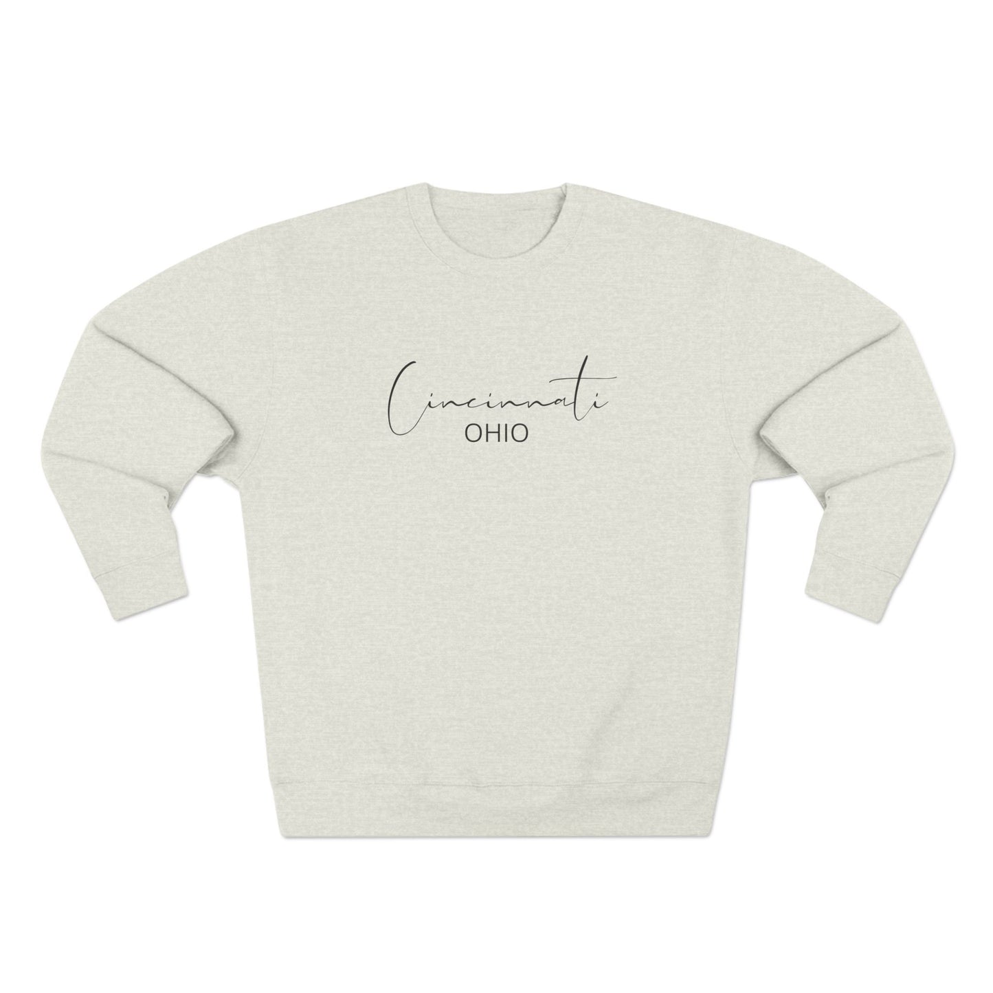 Minimalistic Cincinnati Crewneck Sweatshirt