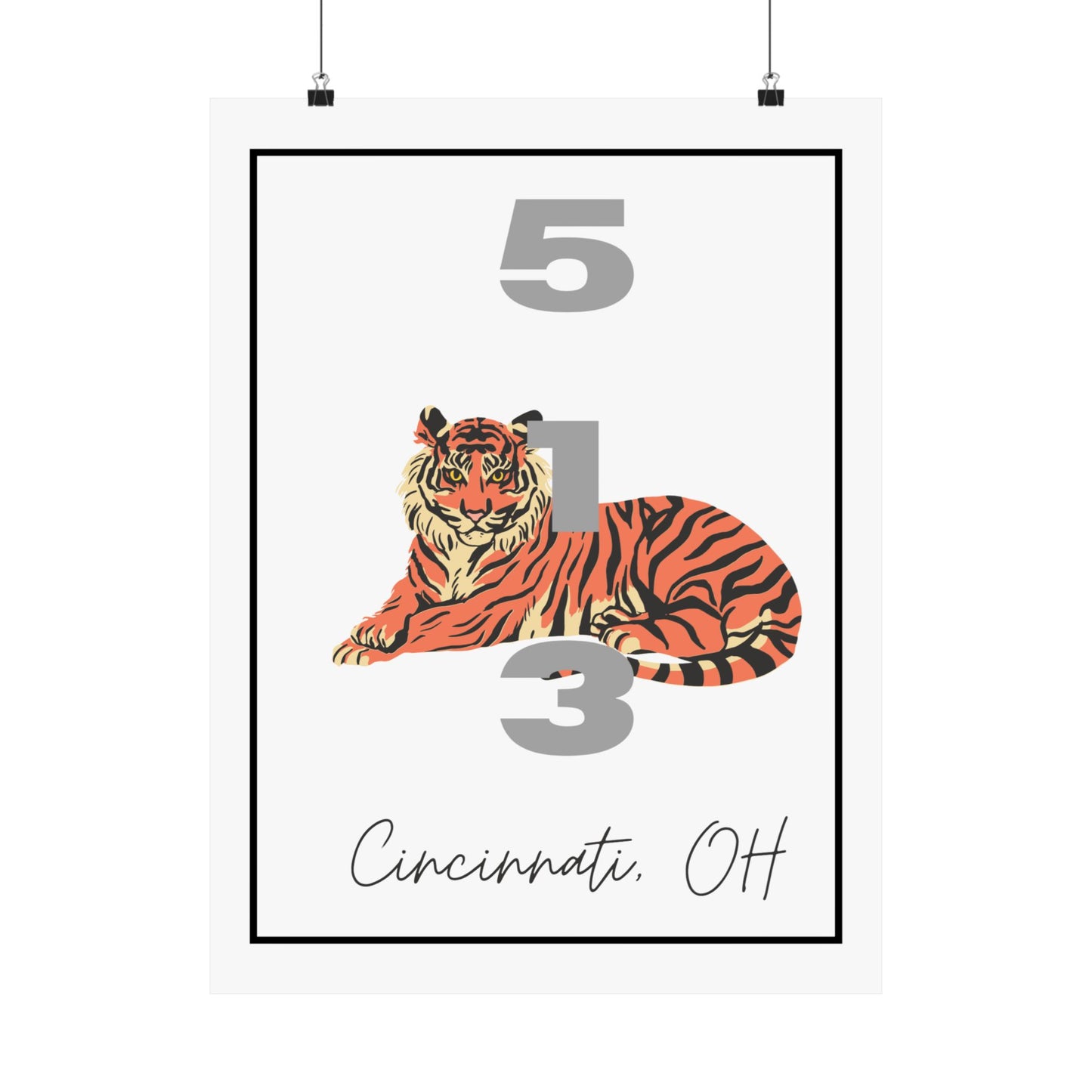 Cincinnati Bengals 513 Vertical Poster