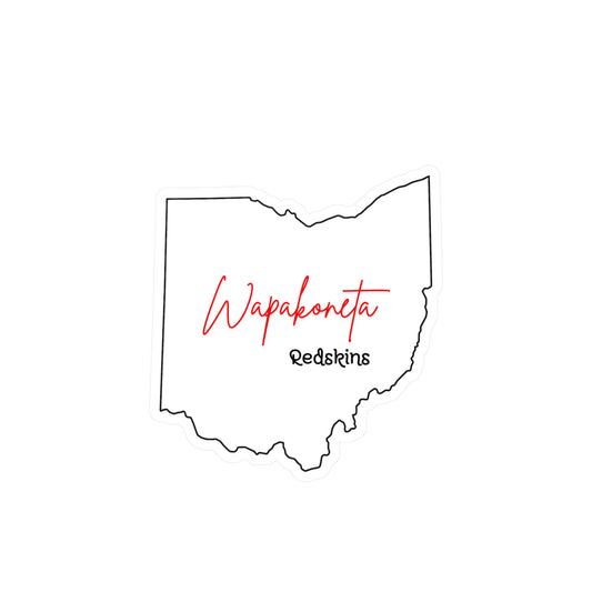 Wapak White Vinyl Decals
