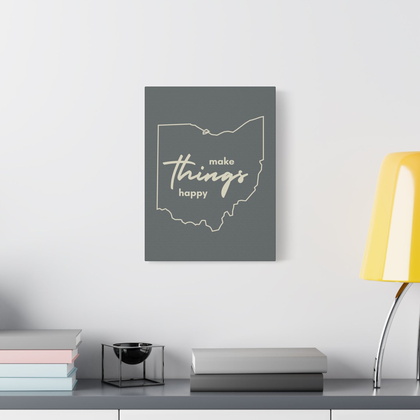 Make Things Happy Matte Canvas