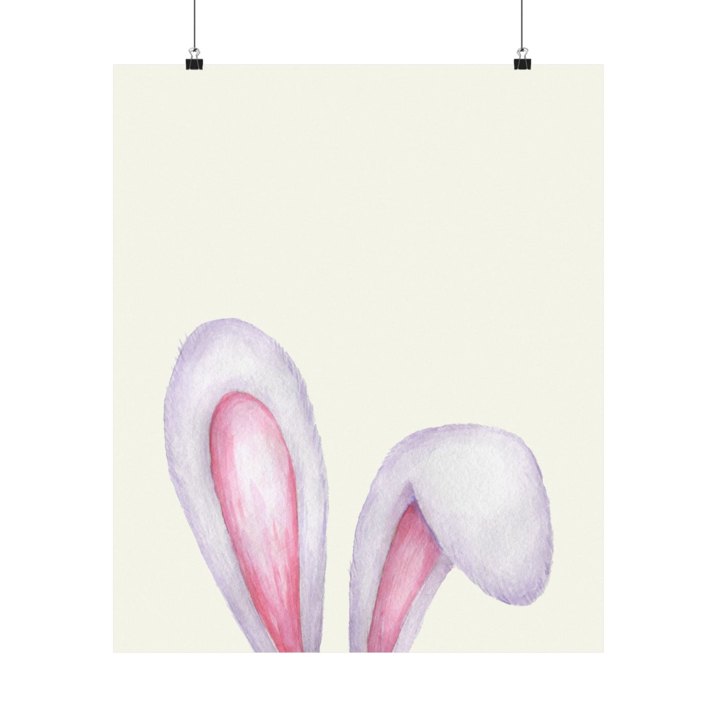 Bunny Ears Matte Vertical Posters