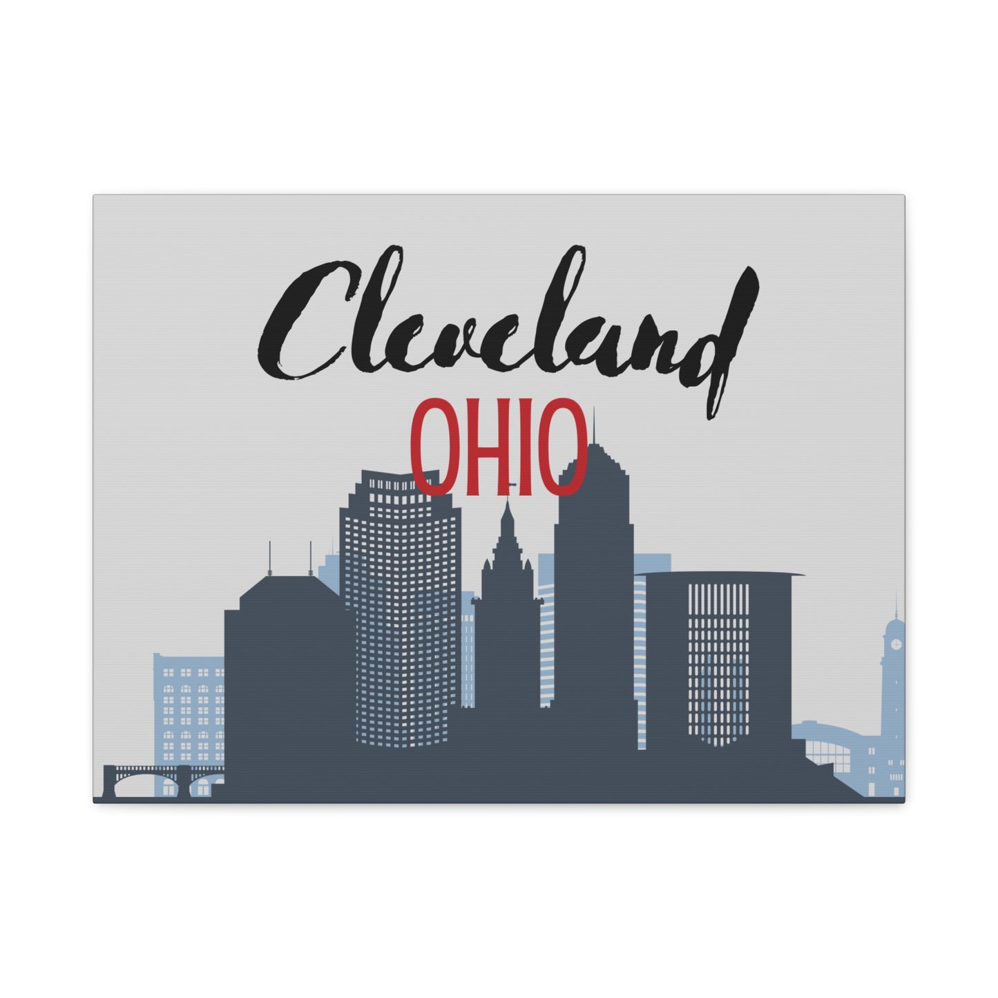 Cleveland Ohio Matte Canvas