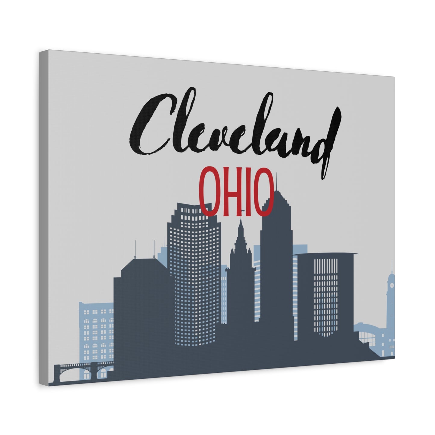 Cleveland Ohio Matte Canvas