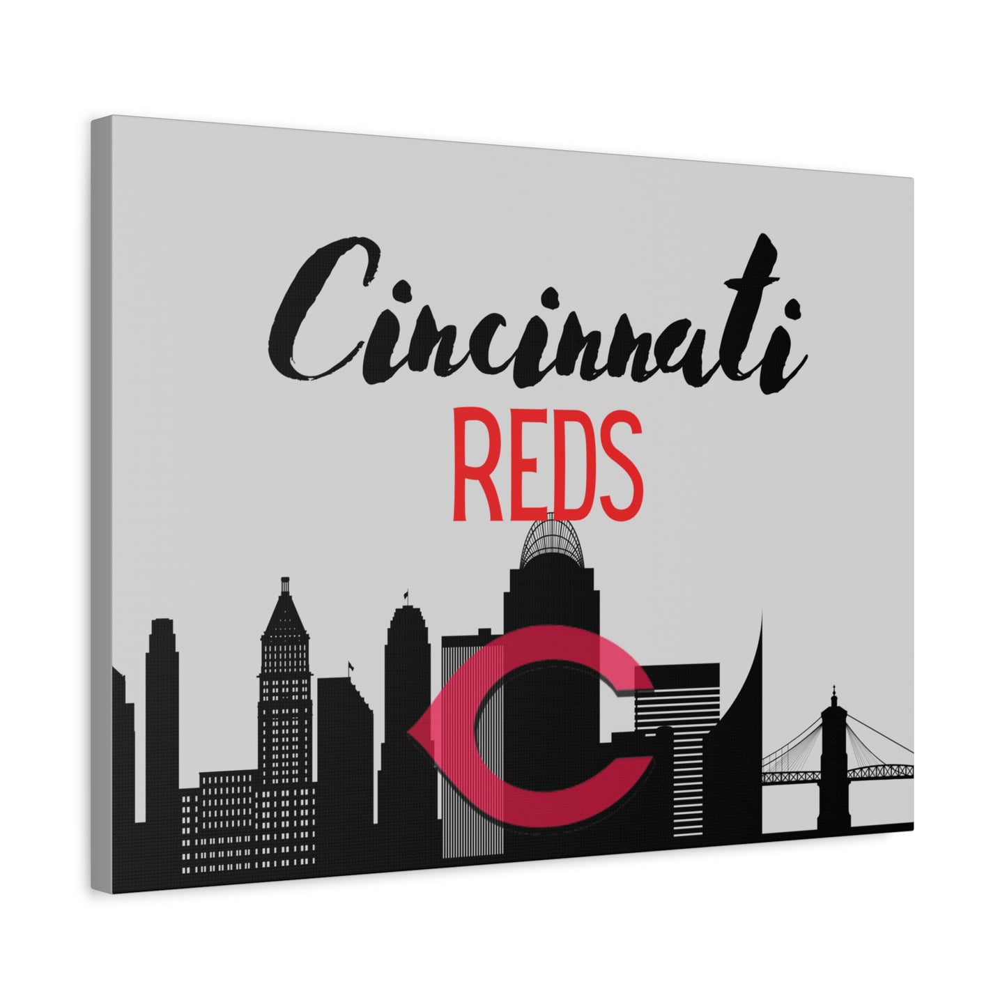 Cincinnati Reds Matte Canvas