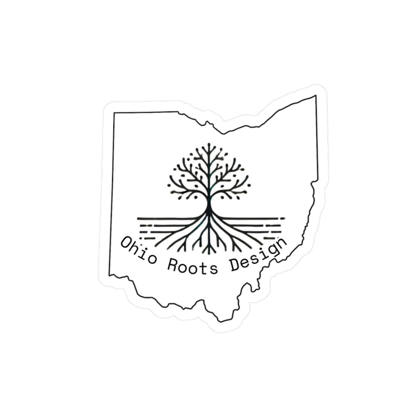 Ohio Roots Vinyl Decal (Tree Logo)