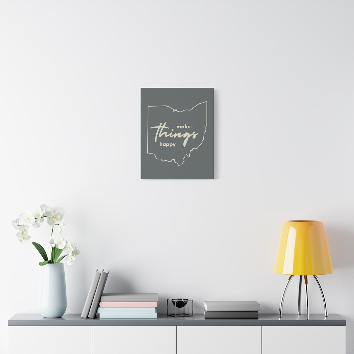 Make Things Happy Matte Canvas