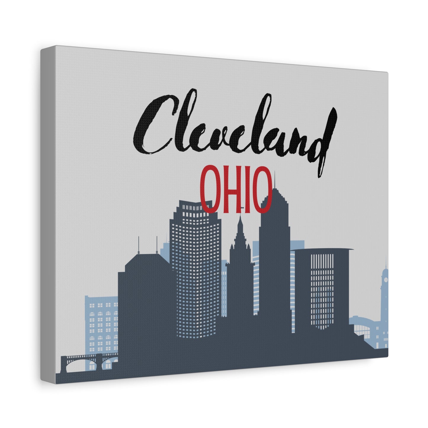 Cleveland Ohio Matte Canvas