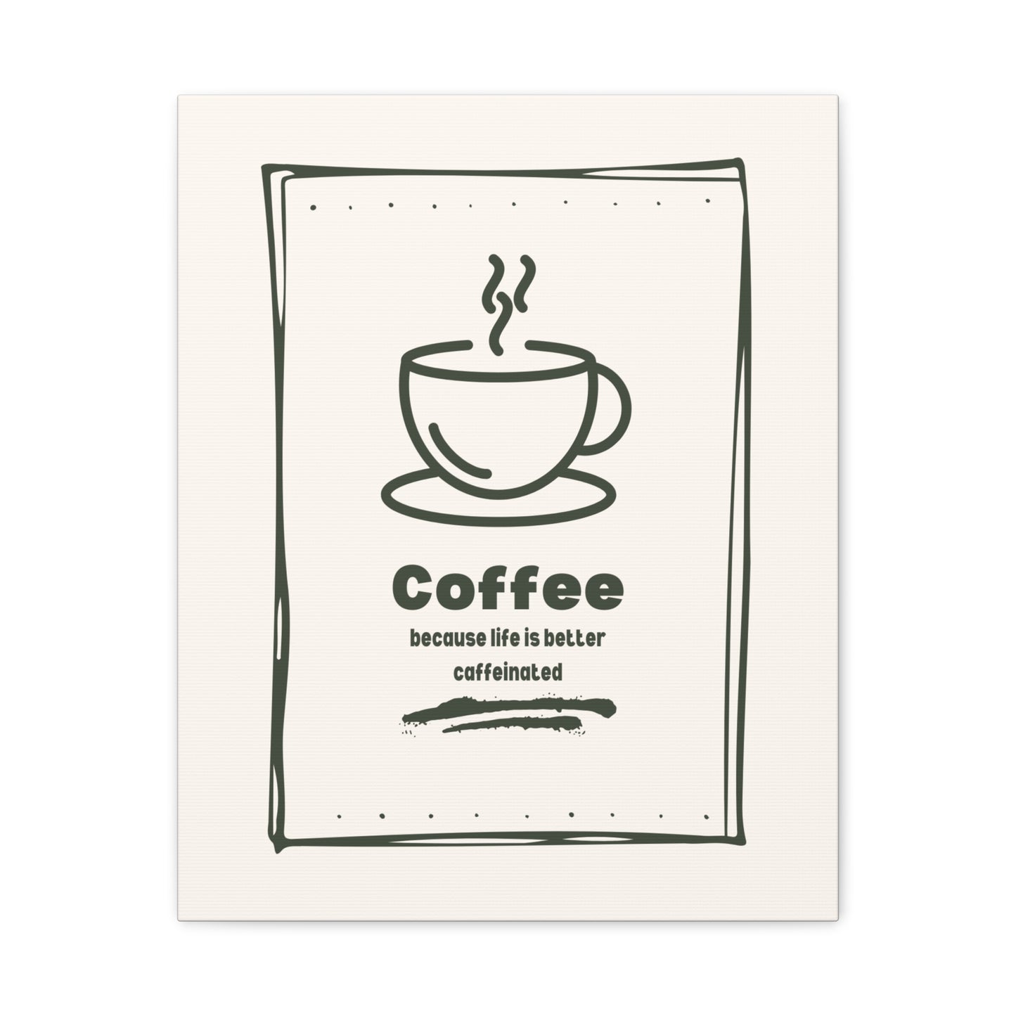 Coffee Matte Canvas