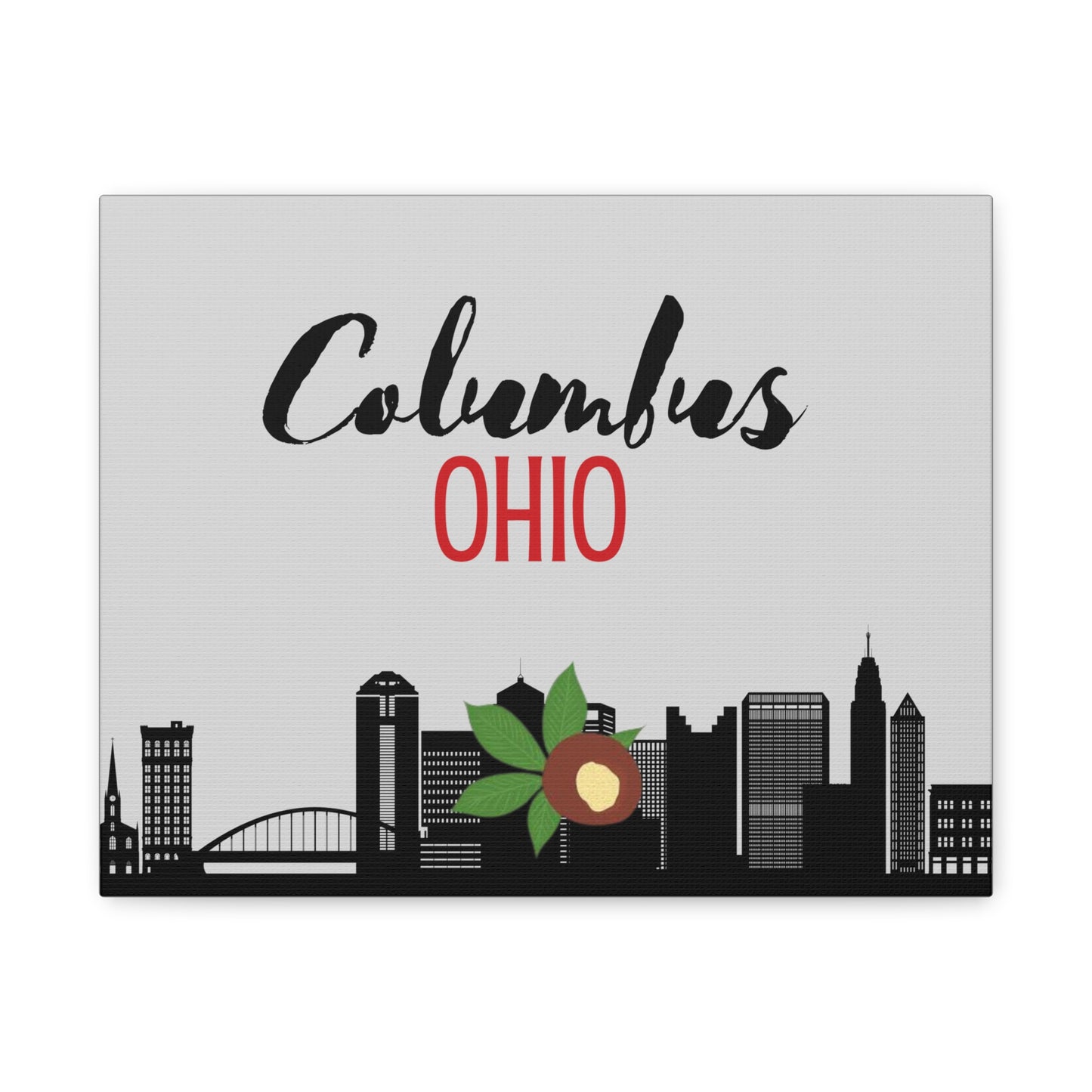 Columbus Ohio Matte Canvas