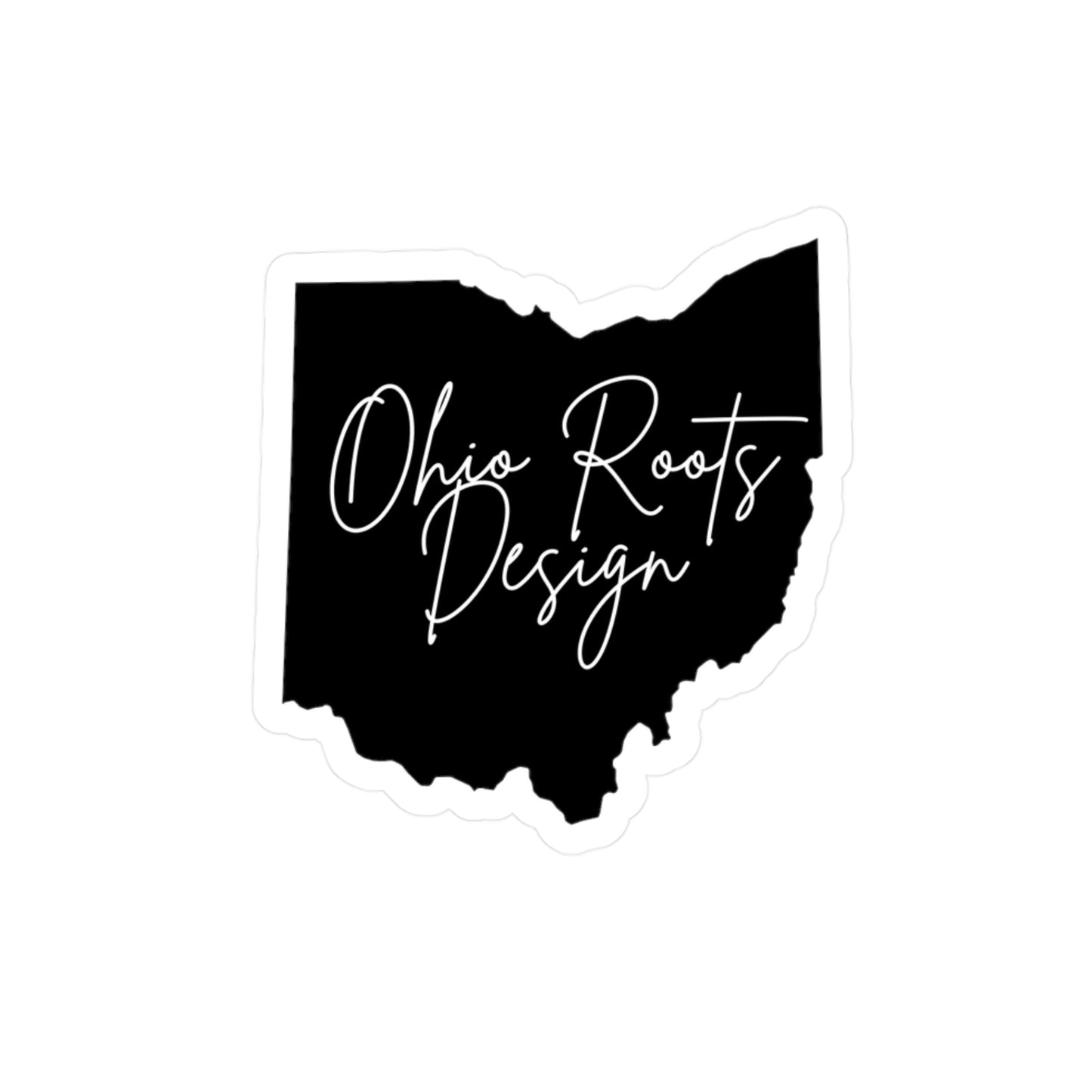 Ohio Roots Vinyl Decal (Black)