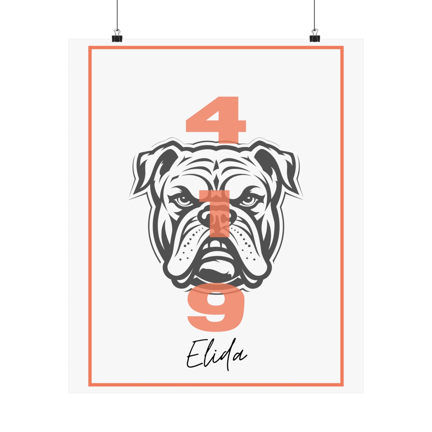 Elida White 419 Print