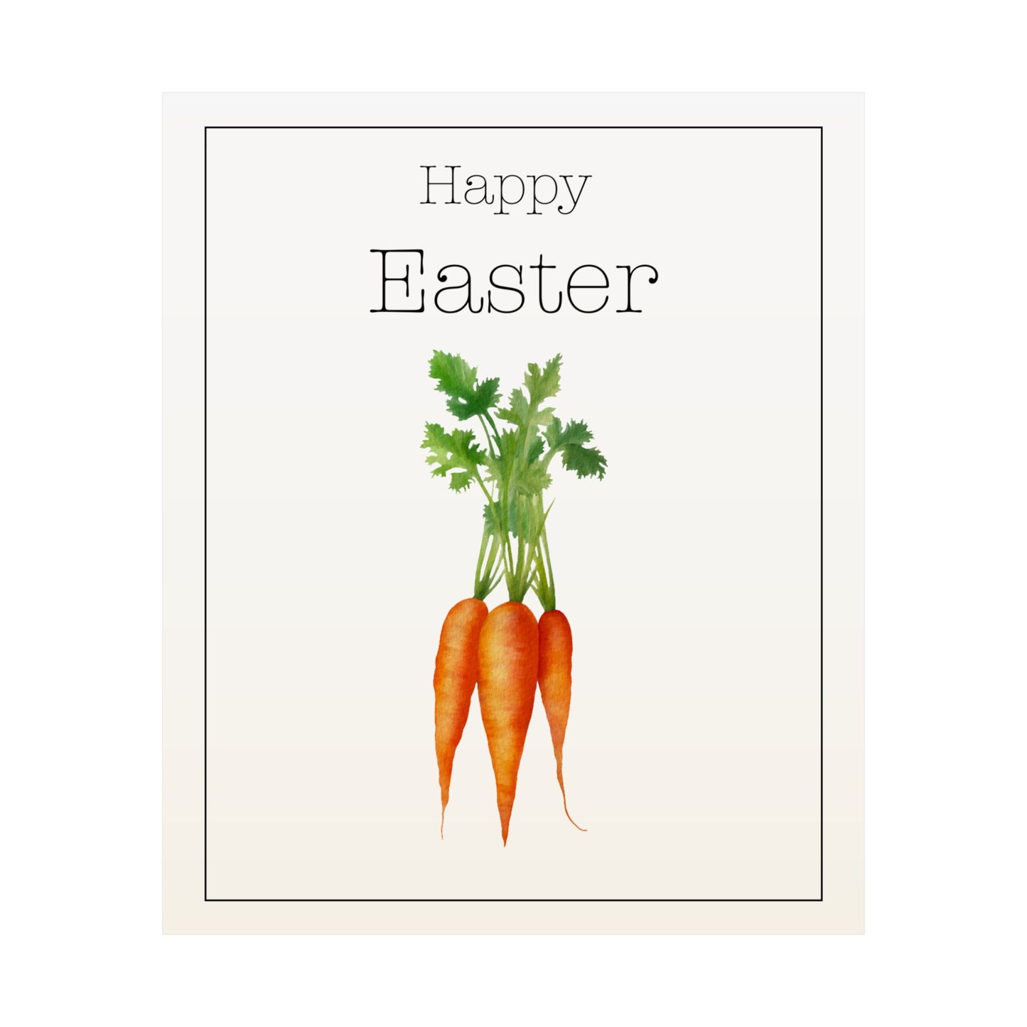 Happy Easter Matte Vertical Posters