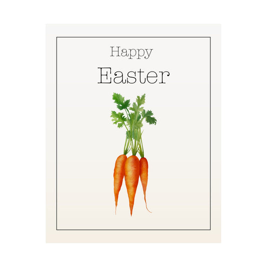 Happy Easter Matte Vertical Posters