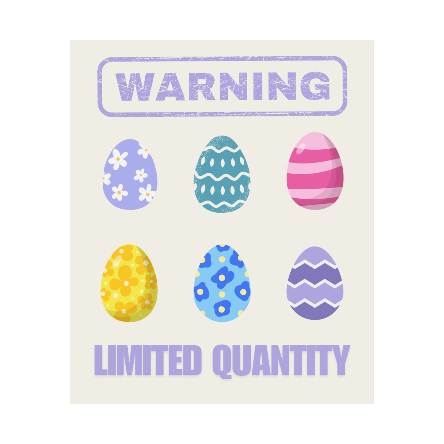 Easter Egg Matte Vertical Posters