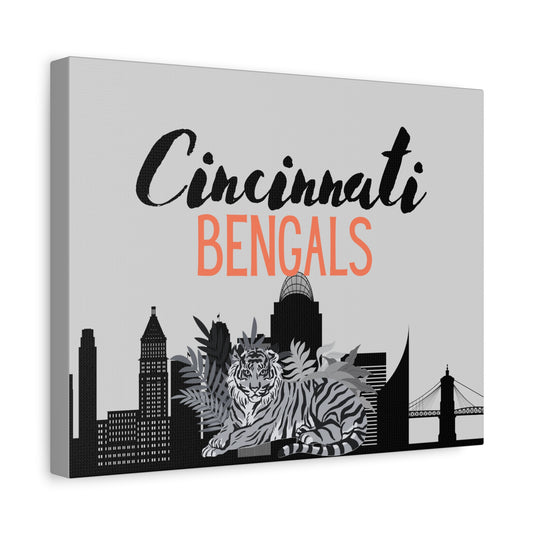 Cincinnati Bengals Matte Canvas