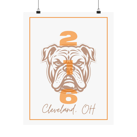 Cleveland Browns 216 Vertical Poster