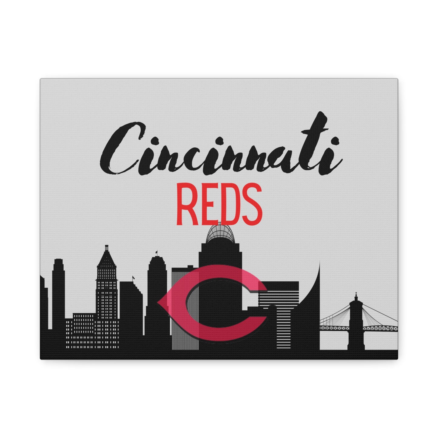 Cincinnati Reds Matte Canvas